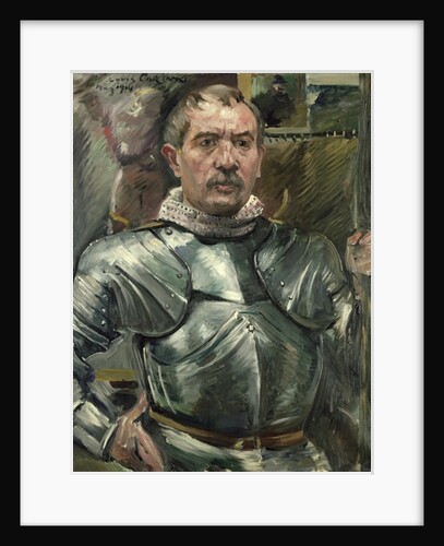 Self portrait in armour, 1914 by Lovis Corinth