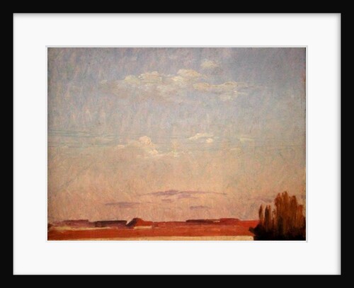 View of the Rooftops of a Dresden Suburb by Christian Friedrich Gille