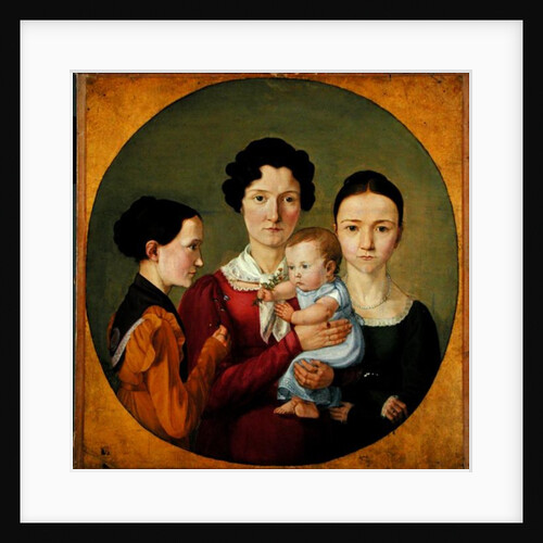 The Sisters Malvine, Hermine, Adelheid and Ida Speckter, 1825 by Erwin Speckter