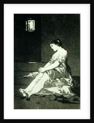 Because she was susceptible by Francisco Jose de Goya y Lucientes