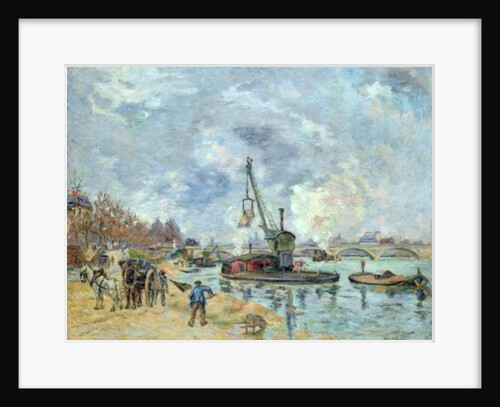 At the Quay de Bercy in Paris, 1874 by Jean Baptiste Armand Guillaumin