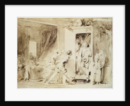 The Surprised Lover, 1755 by Jean-Honore Fragonard