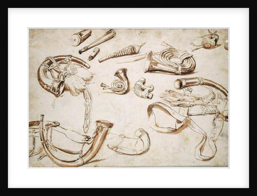 Hunting Paraphernalia by Pieter the Elder Bruegel