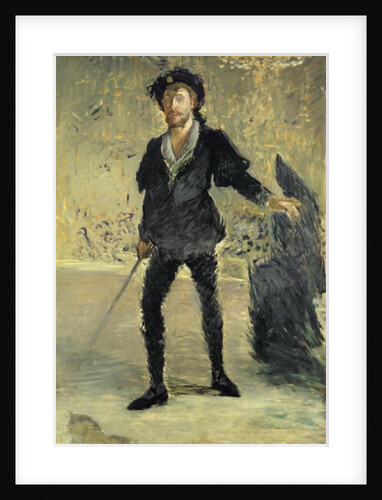 Jean Baptiste Faure in the Opera 'Hamlet' by Ambroise Thomas, 1877 by Edouard Manet
