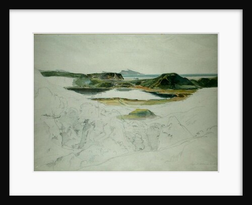 Lake Agnano by Ernst Fries