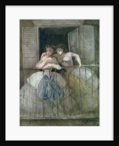 Girls on the Balcony by Constantin Guys