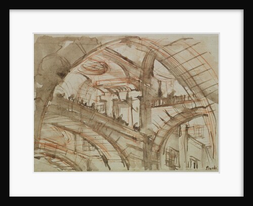Drawing of an Imaginary Prison by Giovanni Battista Piranesi