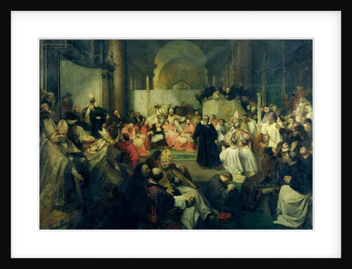 Galilei before the Council, 1861 by Friedrich Karl Hausmann