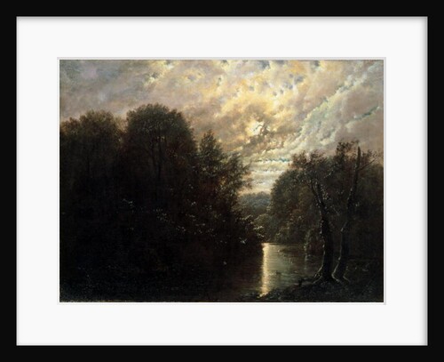 River Landscape in the Rosental near Leipzig by Karl Gustav Carus