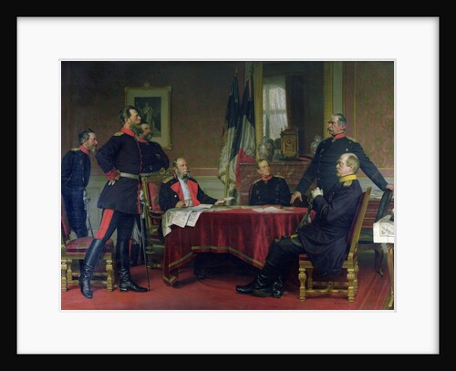 Discussion of a War Strategy in Versailles by Anton Alexander von Werner