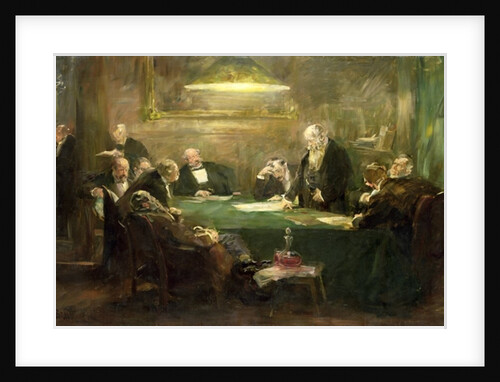 The Meeting of the Board of Directors, 1900 by Ferdinand Brutt