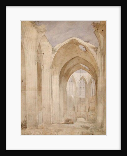 Ruins of St. Nicholas, 1842 by Johann Martin Gensler