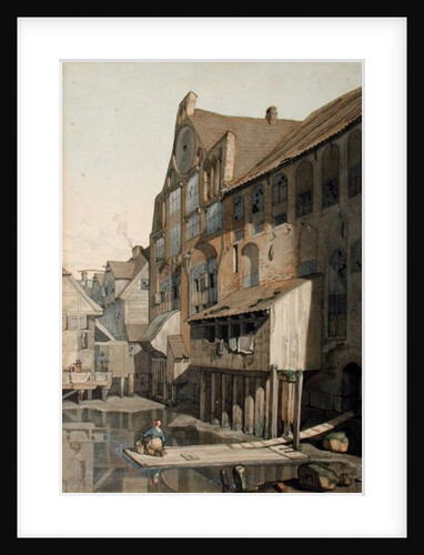 North Side of the St. Johannis Klosters in Hamburg by Johann Martin Gensler