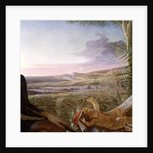Christ child and landscape from 'Rest on the Flight into Egypt', 1805-06 by Philipp Otto Runge