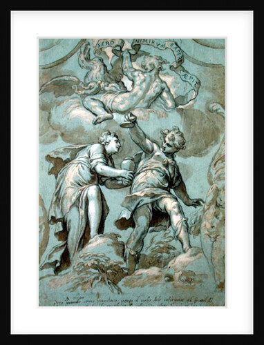 Pandora Offers the Box to Epimetheus by Paolo Farinati