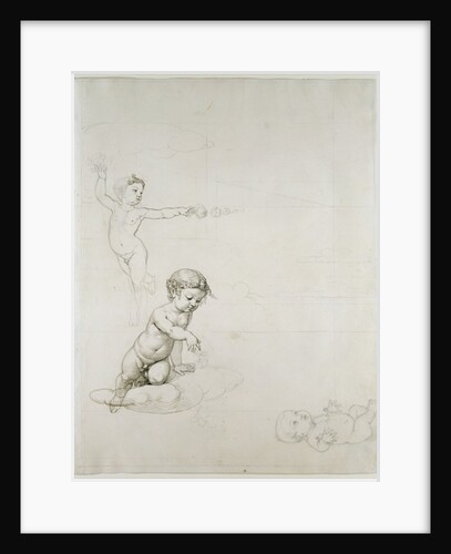 The Two Rose Genies and the Baby in the Field, 1807/08 by Philipp Otto Runge