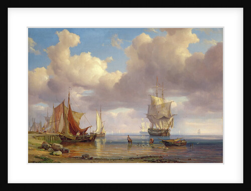 Calm Sea, 1836 by Adolf Vollmer