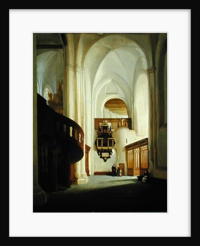 Interior of the St. Nicholas Church, 1831 by Johann Martin Gensler