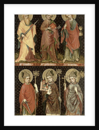Six Saints by Master of the Holy Barefoot Altarpiece
