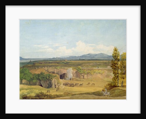 View of the Roman Campagna by Johann Christoph Erhard