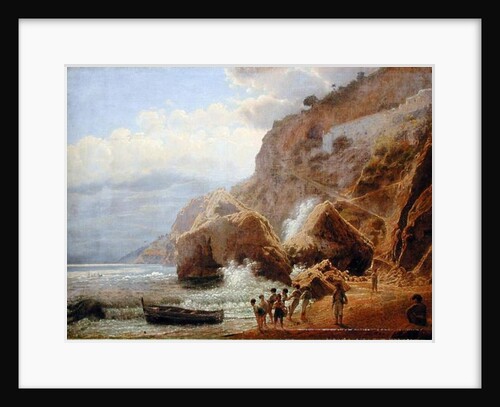 Italian Coastal Landscape, 1844 by Jakob Alt