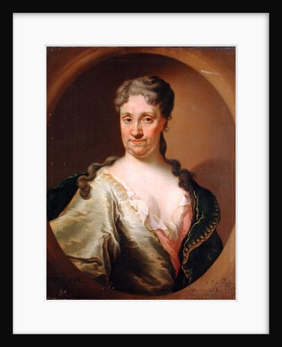 Portrait of Barbara Lutken, 1718 by Anton Paulsen