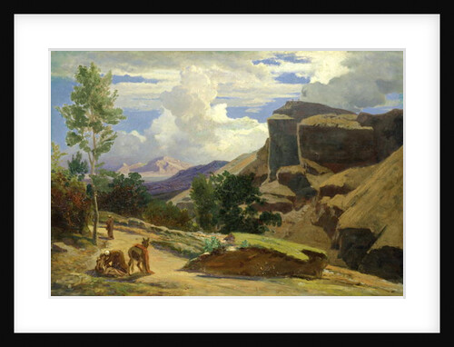 Italian Landscape by Johann Wilhelm Schirmer