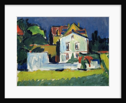 House in a Landscape by Ernst Ludwig Kirchner