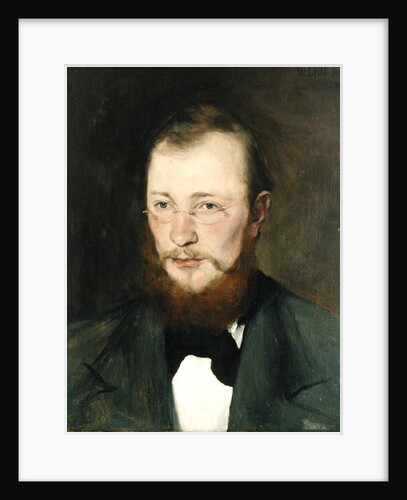 Friedrich Rauert, 1877 by Wilhelm Maria Hubertus Leibl