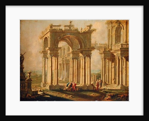 Landscape with Ruins by Josef Platzer