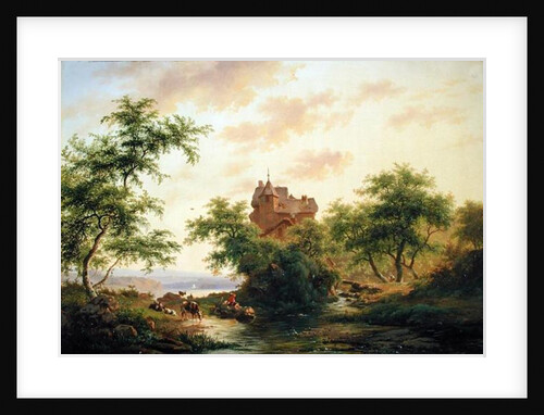Landscape by Jan Adam Janszoon Kruseman