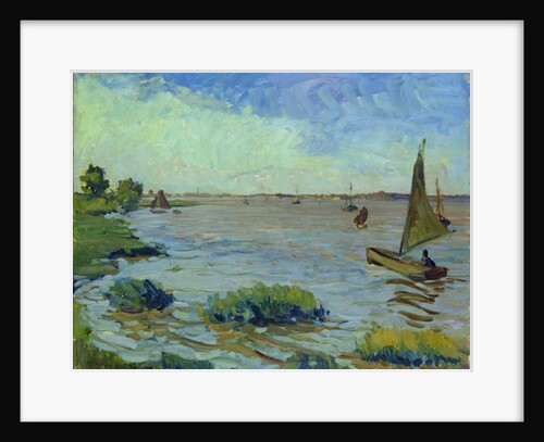 Windy Day on the Elbe, 1911 by Richard Dreher