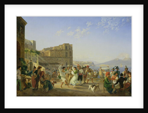 Italian Dancing, Naples, 1836 by Carl Wilhelm Goetzloff