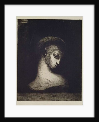 Female Head by Odilon Redon
