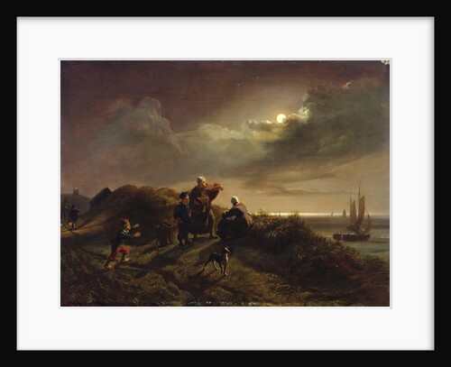On the Coast near Scheveningen, 1842 by Jacob Gensler