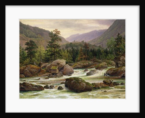 Norwegian Waterfall, 1840 by Thomas Fearnley