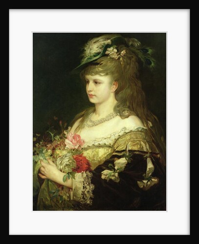 A Young Girl by Hermann Kaulbach