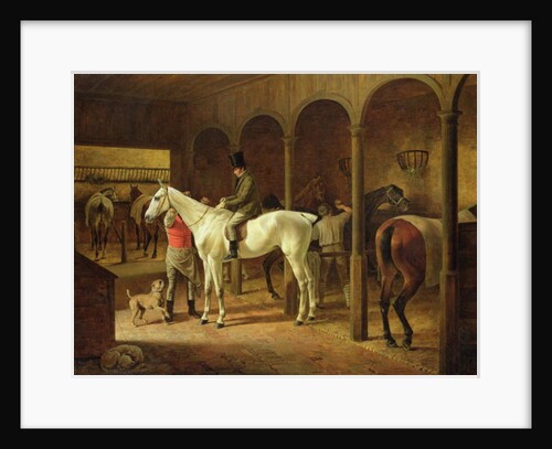 In a Stable by Franz Kruger
