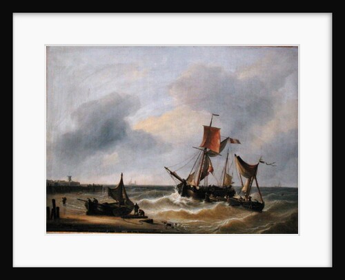 Coastal View, 1833 by Louis Verboeckhoven