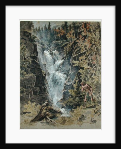 The Reichensbach Falls in Meiringen, 1792-93 by Joseph Anton Koch