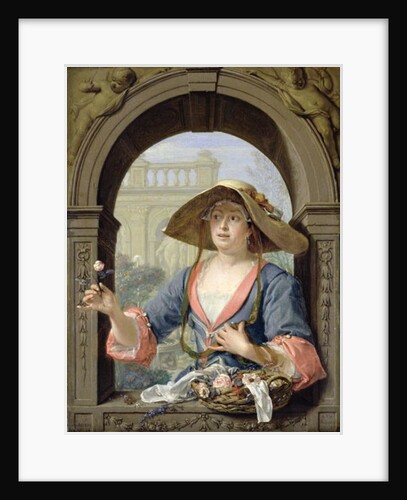 Portrait of the Mistress of the Artist M.C. Cremers by Jacques Ignatius de Roore