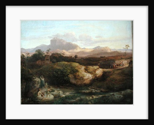 Roman Landscape by Heinrich Dreber