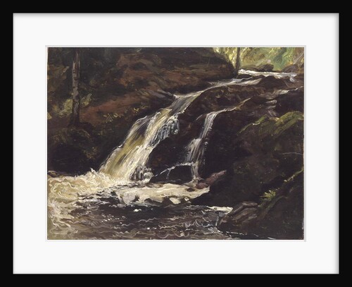 Waterfall by Christian Friedrich Gille