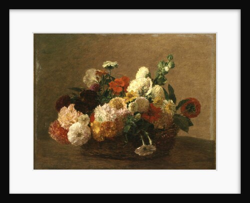 Flower Still Life by Ignace Henri Jean Fantin-Latour