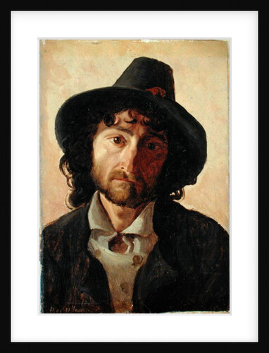 Head of a Man, 1841 by Jacob Gensler