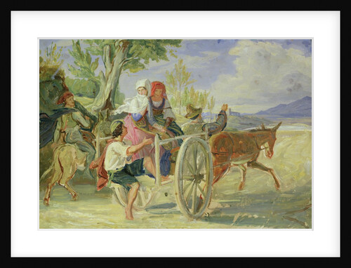 Italian Cart by Rudolph Friedrich Wasmann