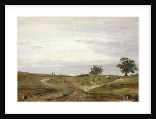 Upper Bavarian Landscape by Jacob C. Eduard Averberg