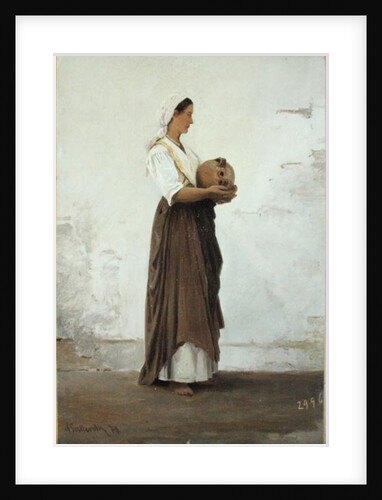Girl from Capri, 1871 by Ascan Lutteroth
