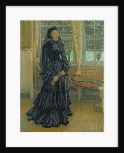 Marie Zacharias Rainy Day, 1904 by Leopold Karl Walter von Kalckreuth