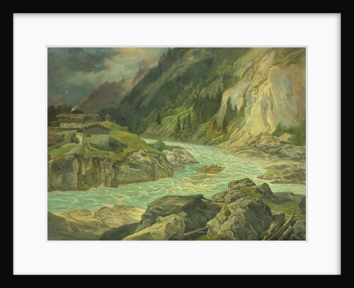 Rapids on the River Isar, 1830 by Carl Morgenstern